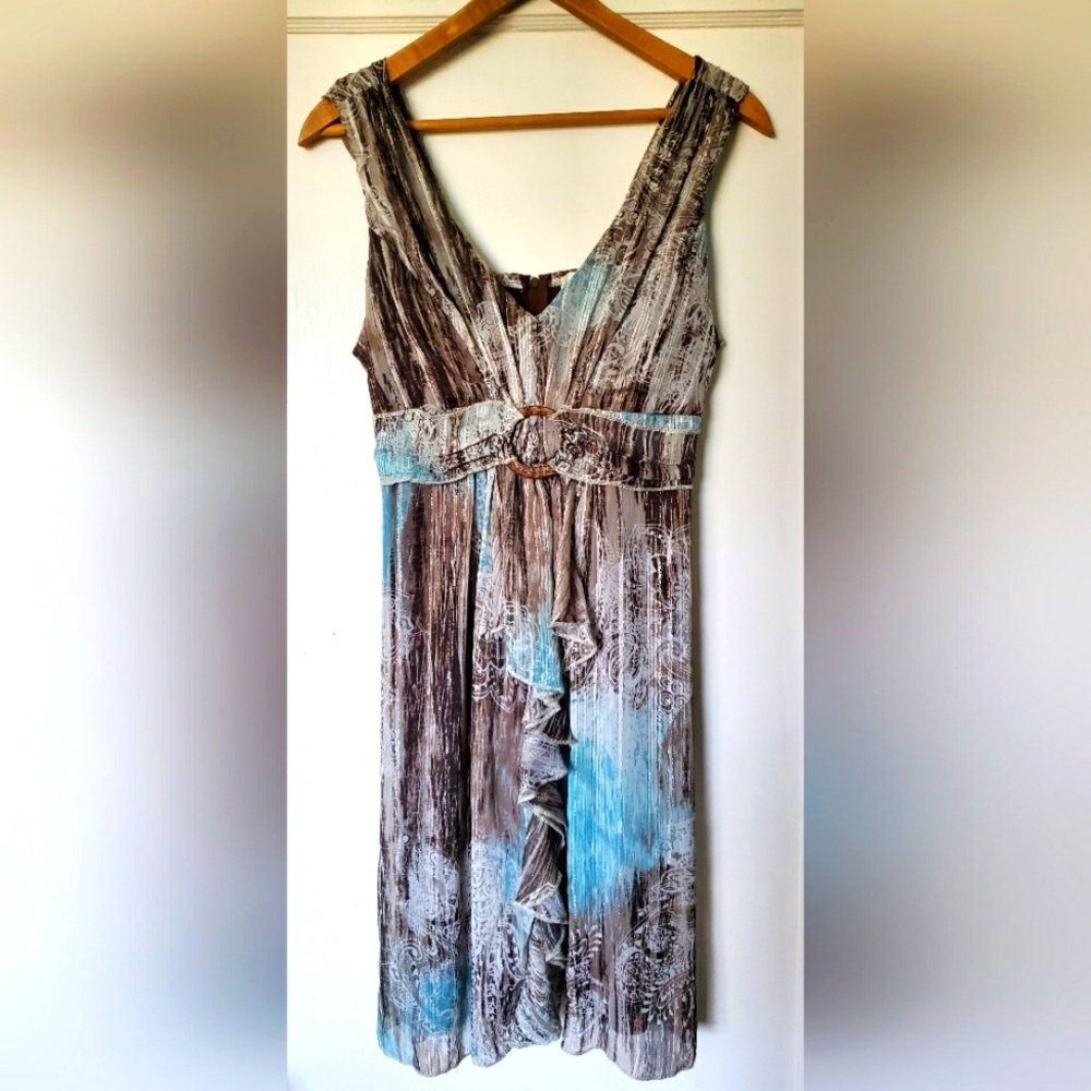 Vintage Ruffles Summer Dress💙💕